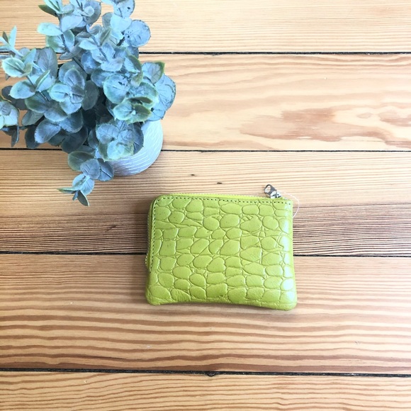 Free People Handbags - Free people | green alligator wallet. NWOT.